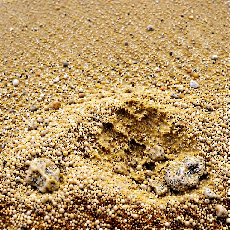 Neutral sand & earth - nature macro free stock photo