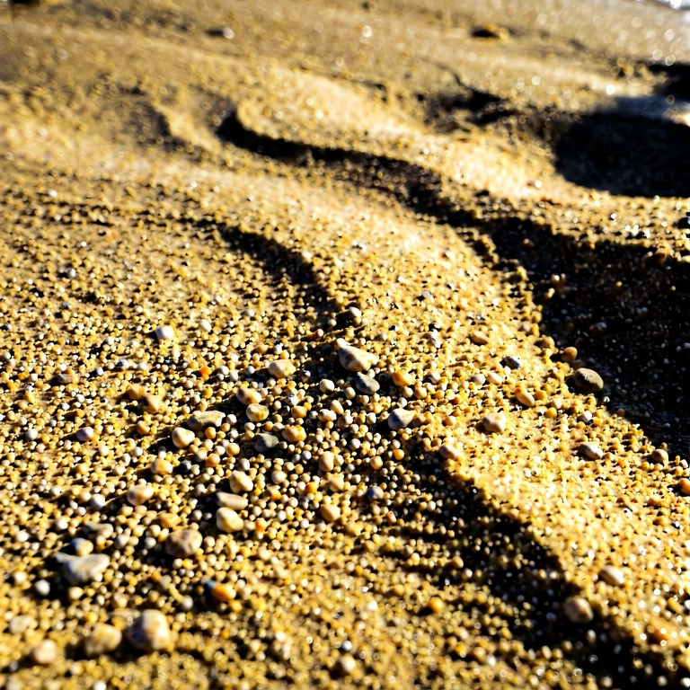 Dramatic sand & earth - nature macro free stock photo