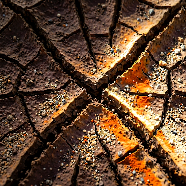 Dramatic sand & earth - nature macro free stock photo