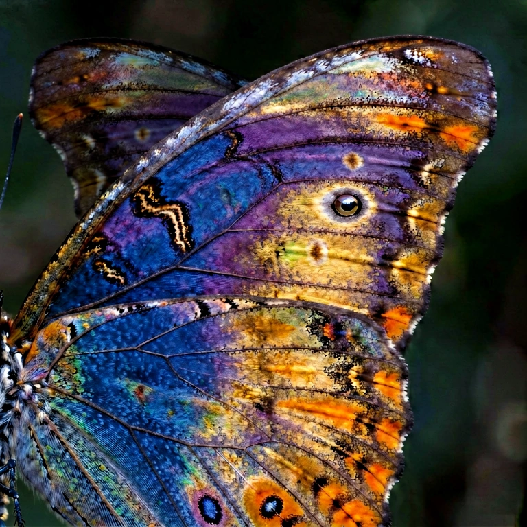 Neutral spider web & insects - nature macro free stock photo