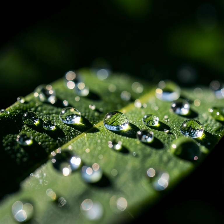 Dramatic water drops - nature macro free stock photo