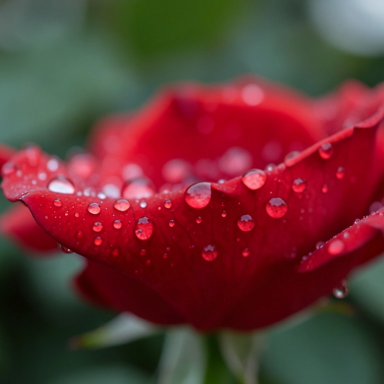 Neutral water drops - nature macro free stock photo