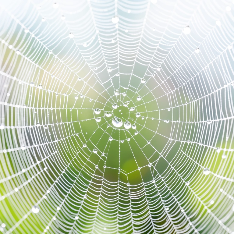 Bright water drops - nature macro free stock photo
