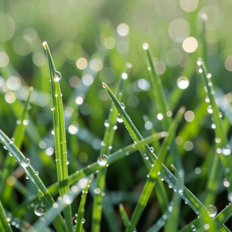 Neutral water drops - nature macro free stock photo