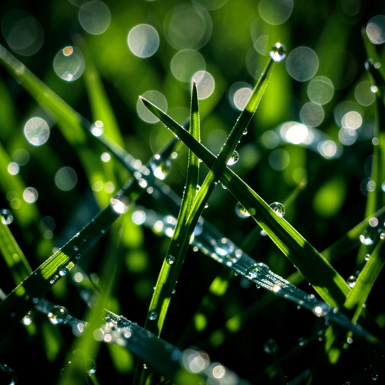 Dramatic water drops - nature macro free stock photo