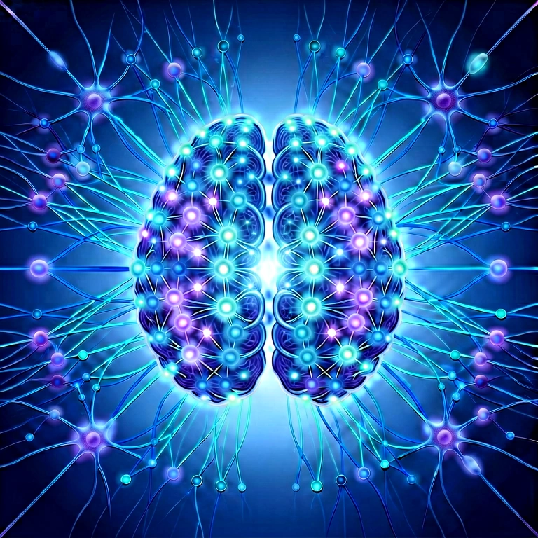 Neutral ai & neural networks - science & tech abstract free stock photo
