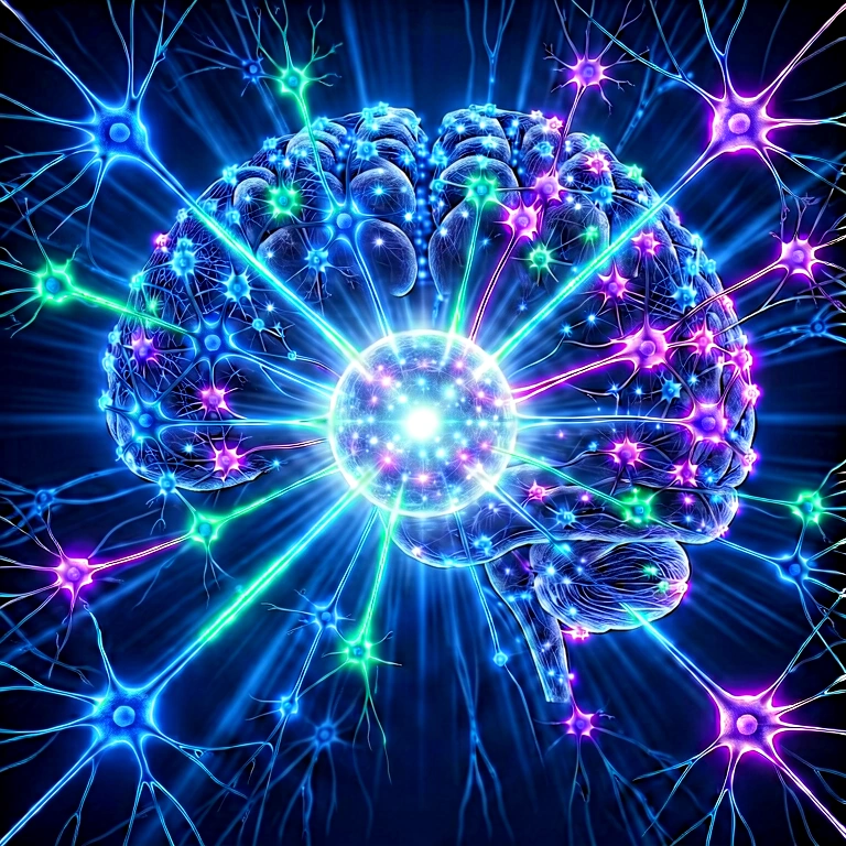 Dramatic ai & neural networks - science & tech abstract free stock photo