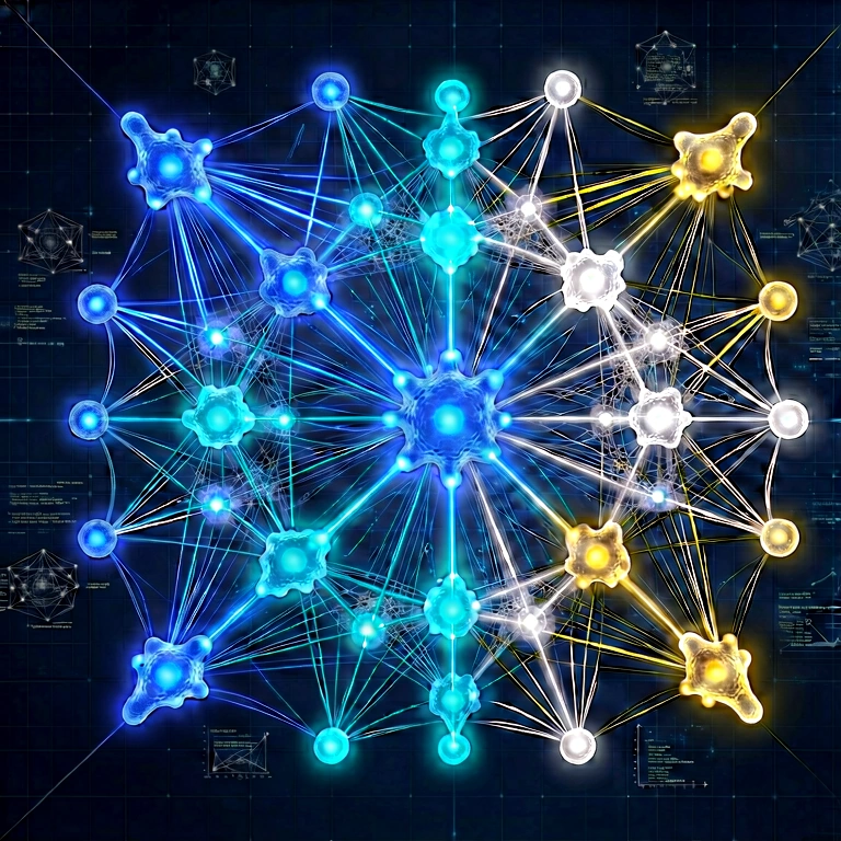 Neutral ai & neural networks - science & tech abstract free stock photo