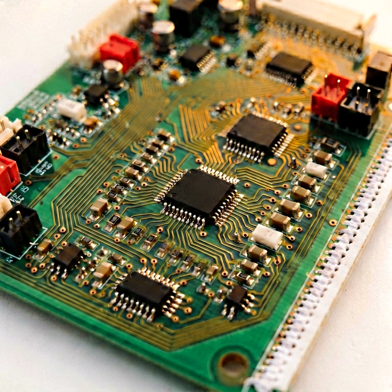 Warm circuit tech - science & tech abstract free stock photo