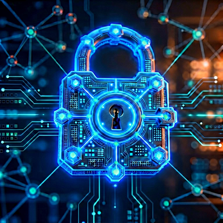 Warm cybersecurity - science & tech abstract free stock photo