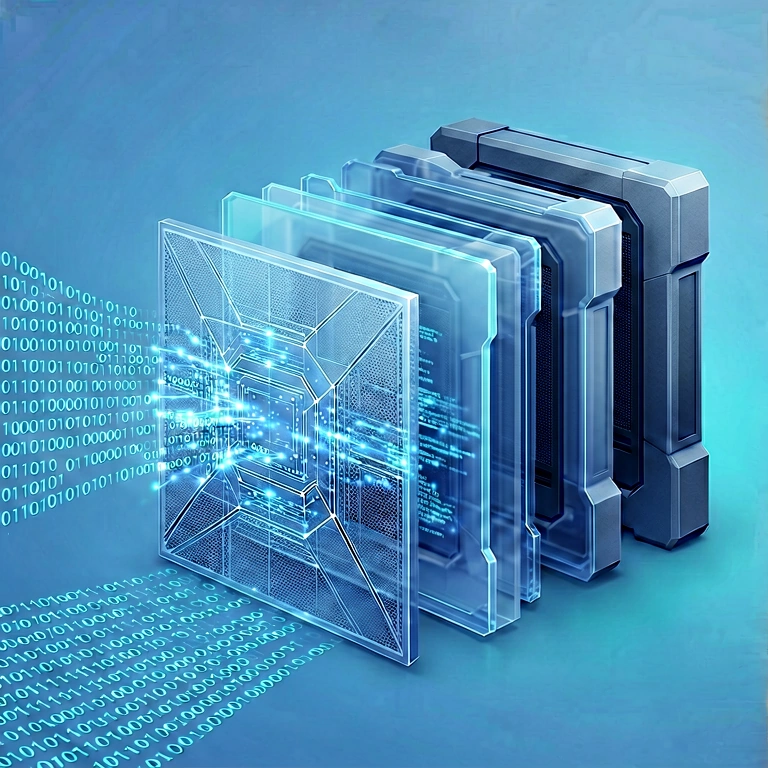 Cool cybersecurity - science & tech abstract free stock photo