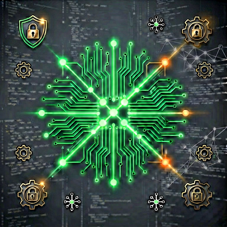 Warm cybersecurity - science & tech abstract free stock photo