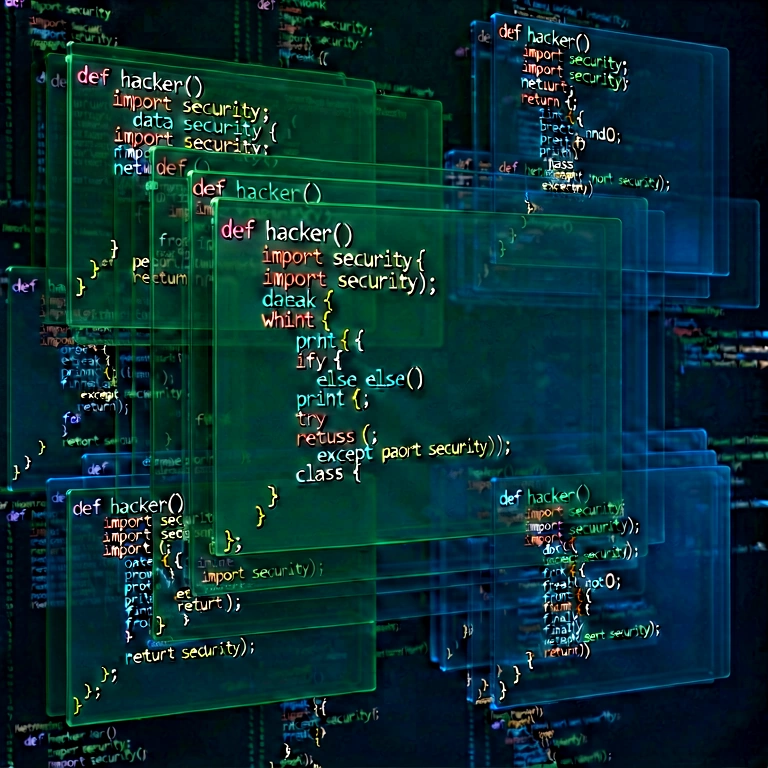 Bright cybersecurity - science & tech abstract free stock photo