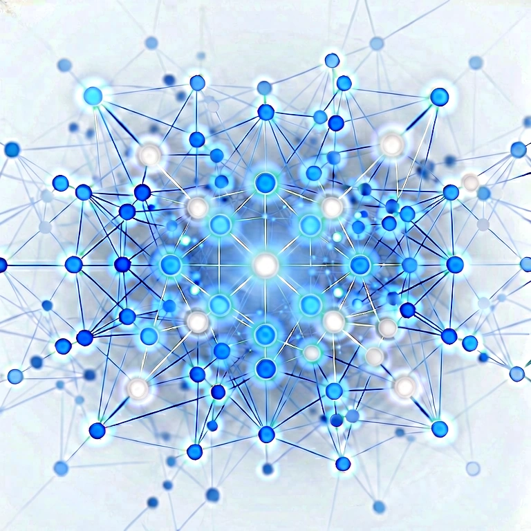 Neutral data network - science & tech abstract free stock photo