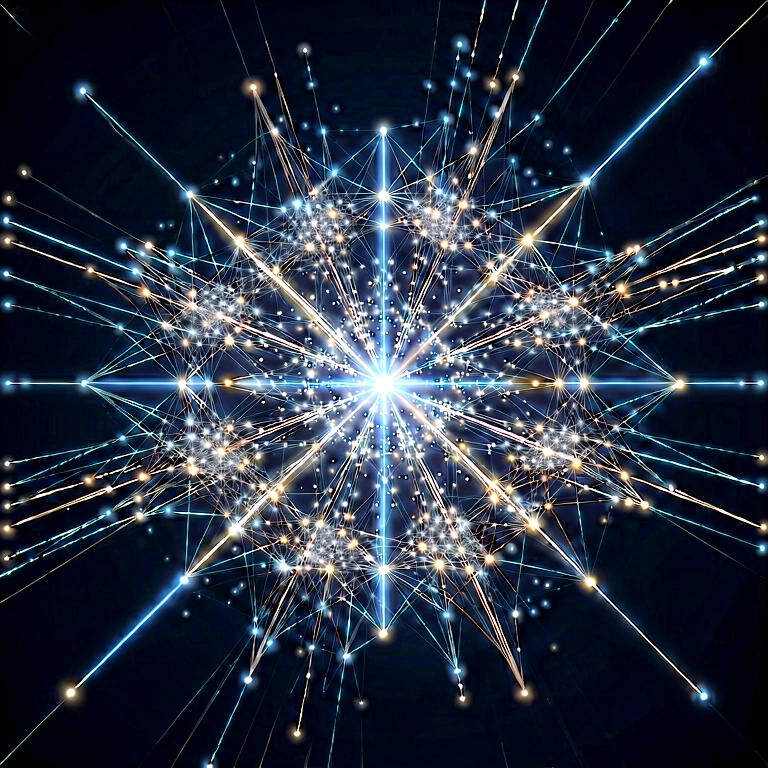 Warm data network - science & tech abstract free stock photo