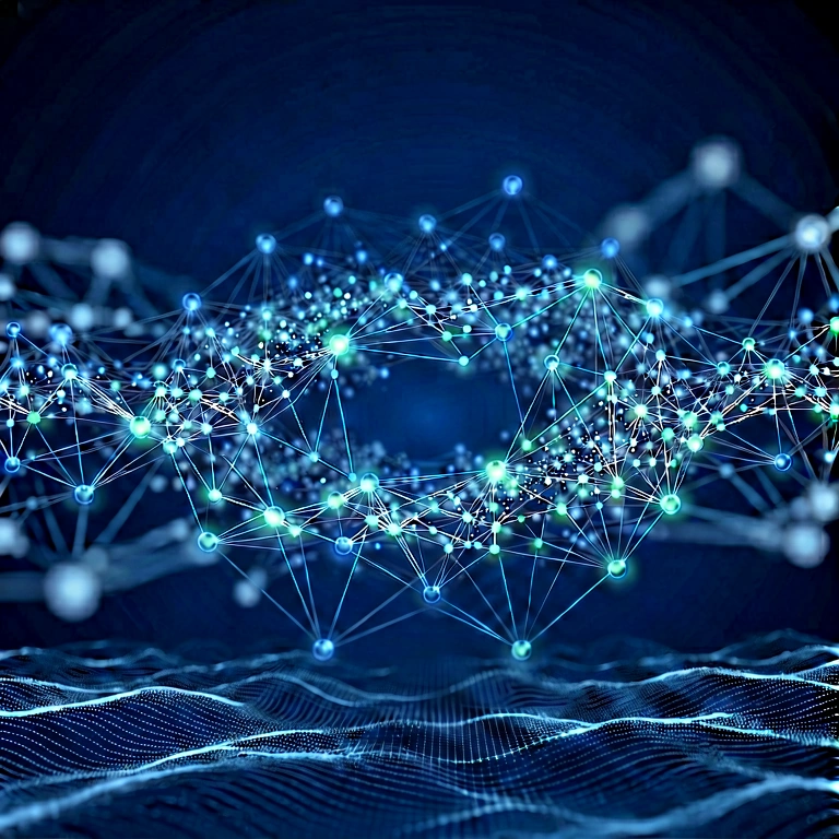 Cool data network - science & tech abstract free stock photo