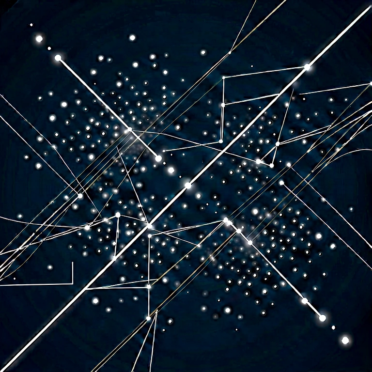 Neutral data network - science & tech abstract free stock photo