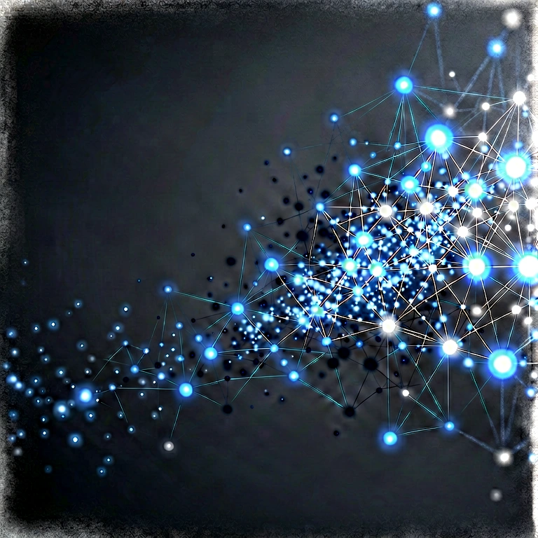 Dramatic data network - science & tech abstract free stock photo