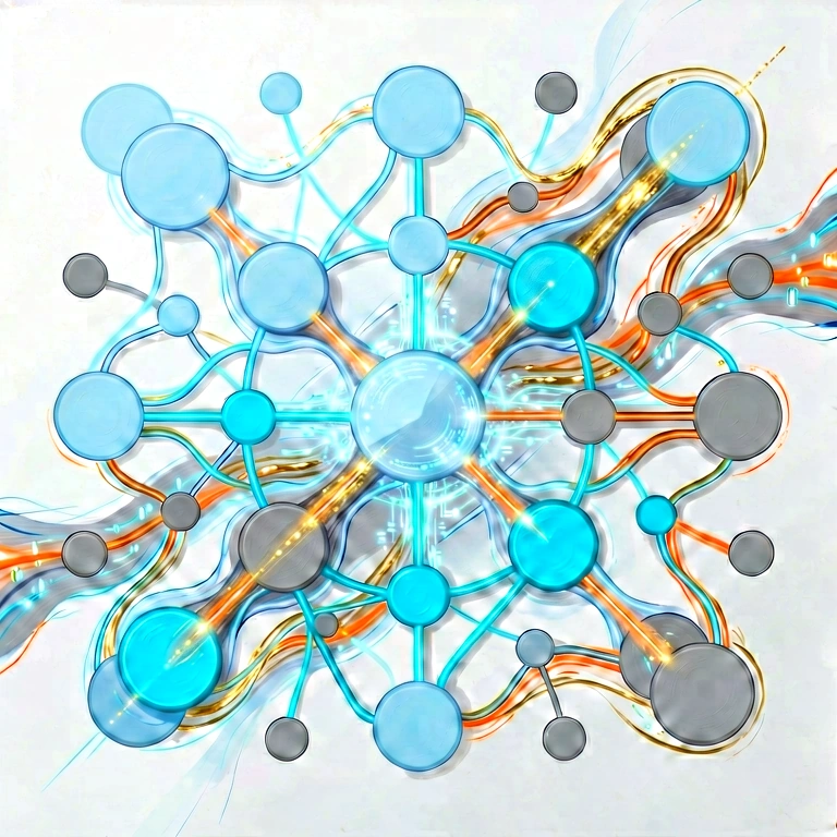 Warm data network - science & tech abstract free stock photo