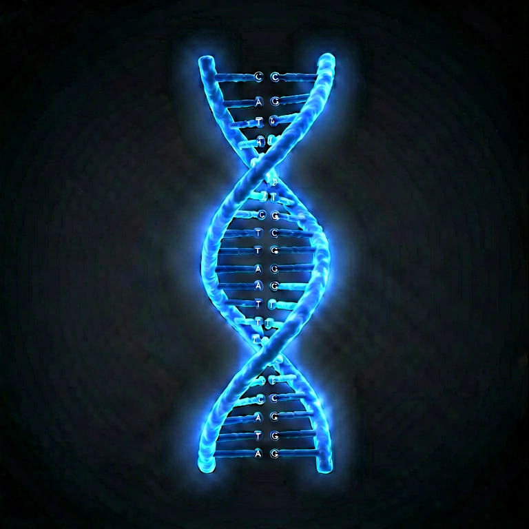Warm dna & biology - science & tech abstract free stock photo