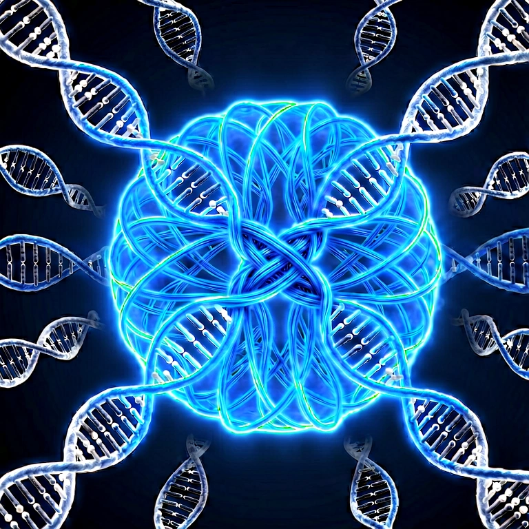 Neutral dna & biology - science & tech abstract free stock photo