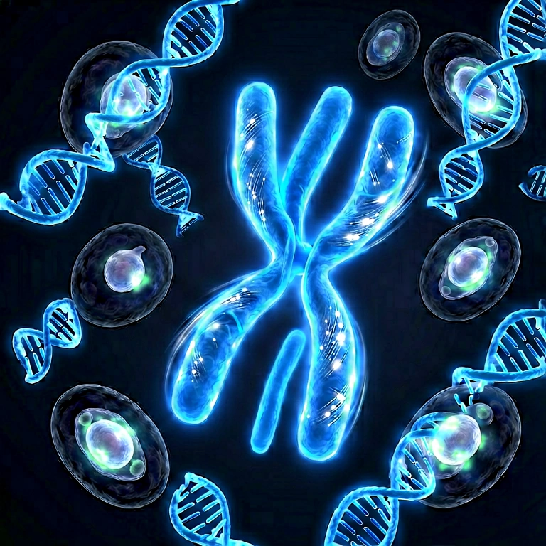 Bright dna & biology - science & tech abstract free stock photo