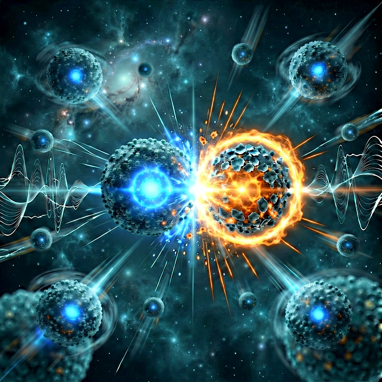 Cool quantum physics - science & tech abstract free stock photo