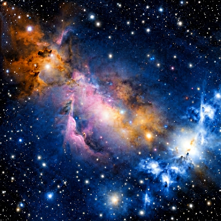 Neutral space & cosmos - science & tech abstract free stock photo