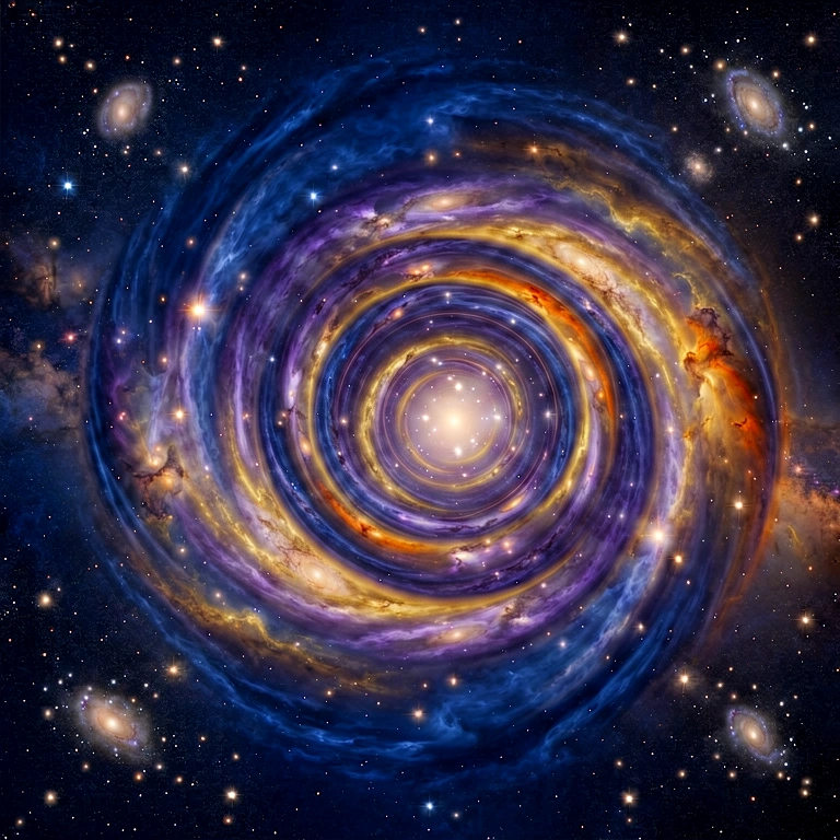 Warm space & cosmos - science & tech abstract free stock photo